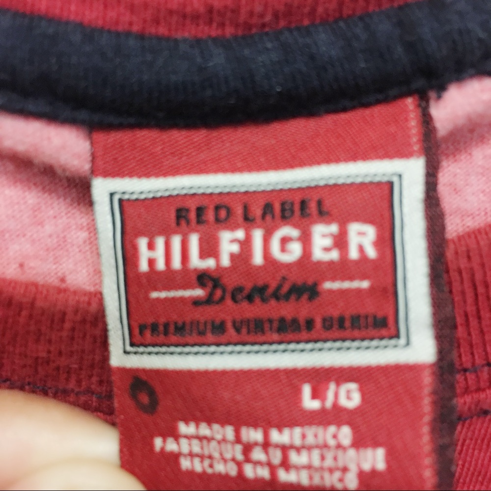 2/25 RED LABEL HILFIGER DENIM PREMIUN VINTAGE TEE - Picture 8 of 8